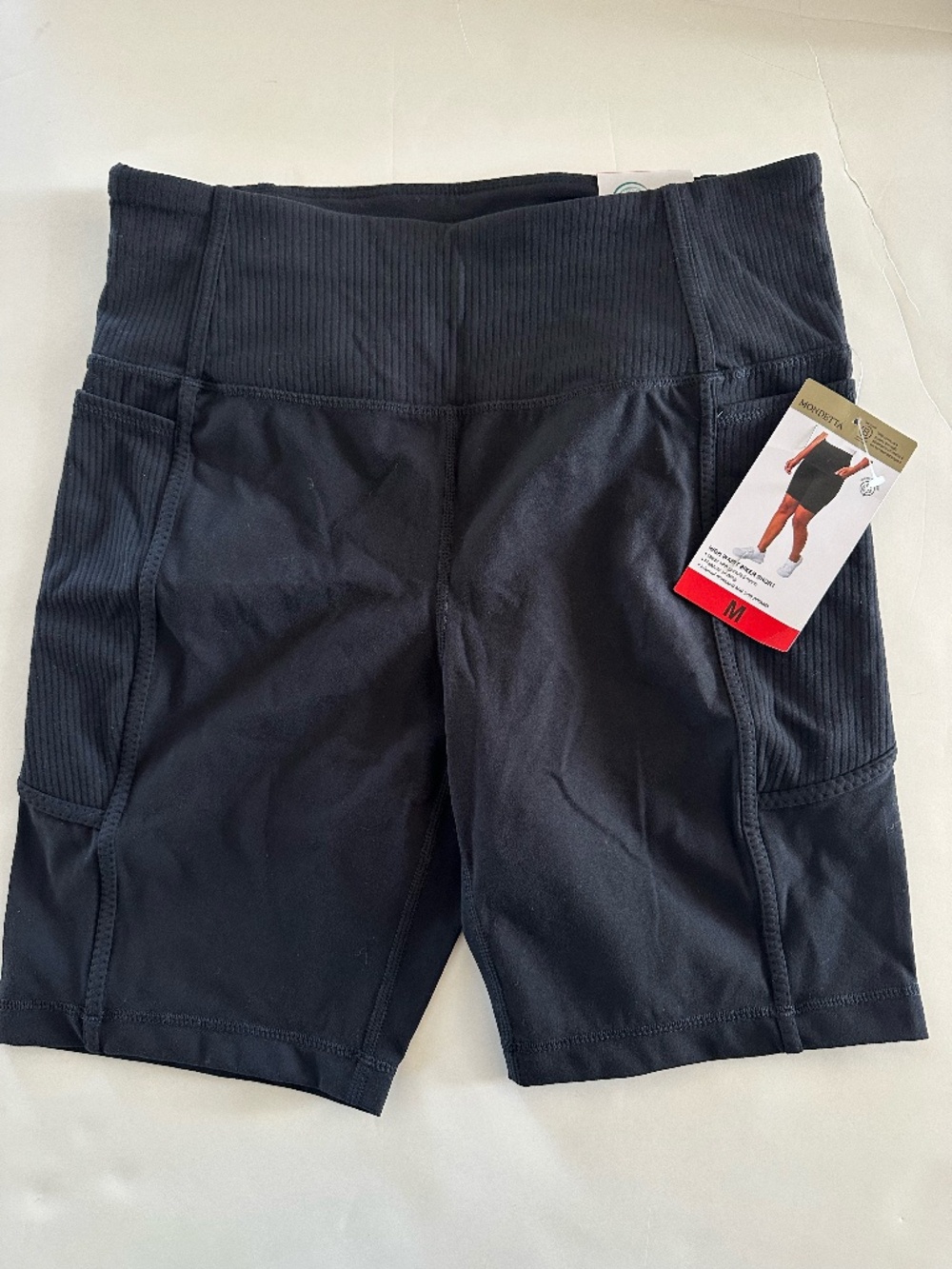 New Mondetta Black Biker Shorts